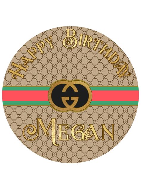 Gucci Edible Cake Toppers – Ediblecakeimage